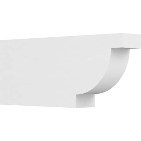 Ekena Millwork Standard Alpine Architectural Grade PVC Rafter Tail, 4"W X 10"H X 24"L RFTP04X10X24ALP